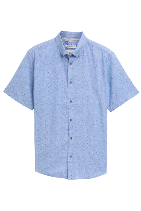 Tom Tailor printed cotton linen shirt