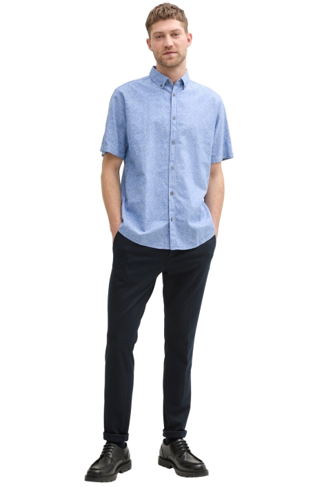 Tom Tailor printed cotton linen shirt