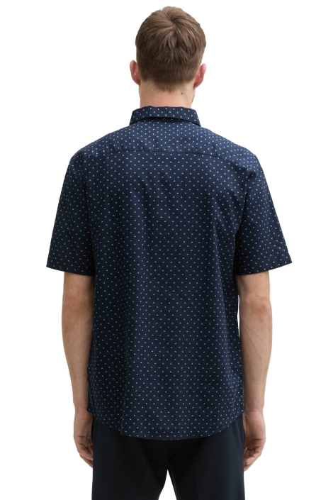 Tom Tailor printed cotton linen shirt