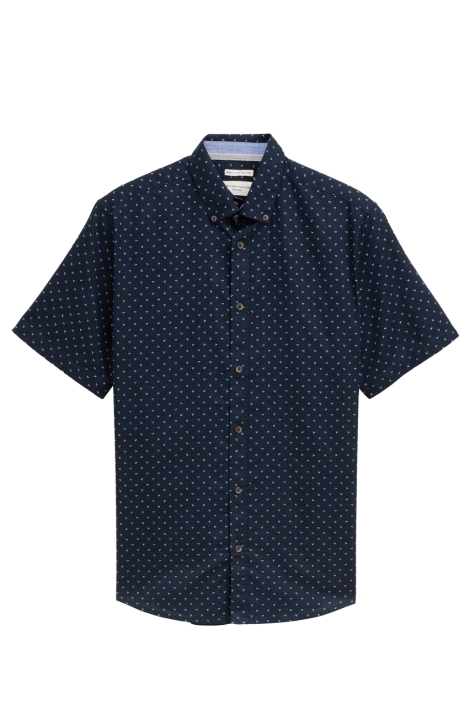 Tom Tailor printed cotton linen shirt