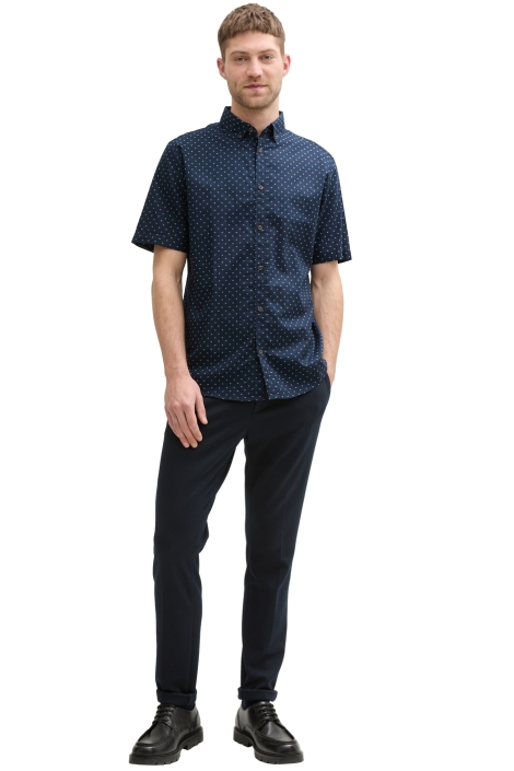 Tom Tailor printed cotton linen shirt