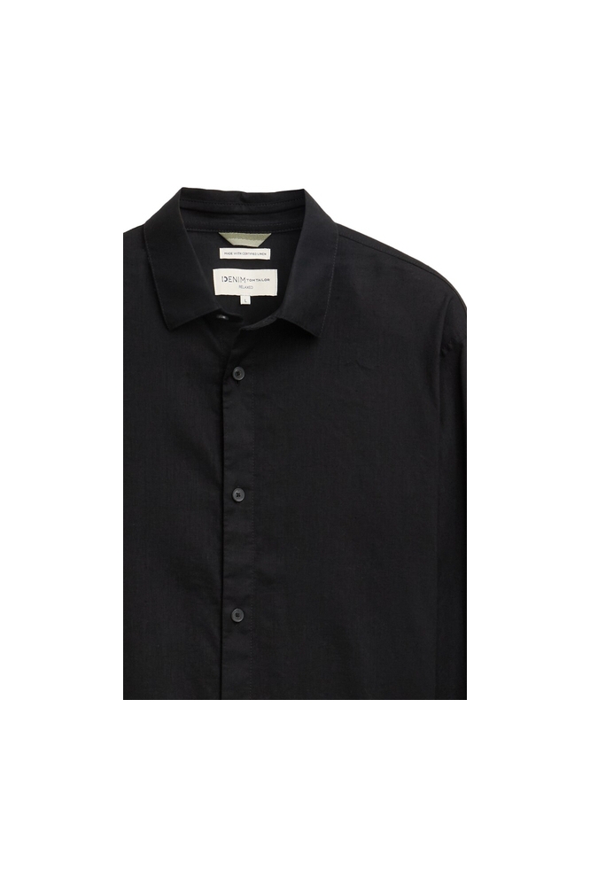 Tom Tailor relaxed cotton linen shirt