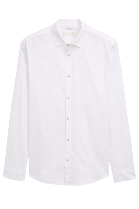 Tom Tailor fitted stretch linen shirt