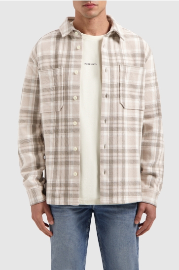 Pure Path Overhemd REGULAR FIT LONGSLEEVE SHIRTS 25010211 SAND