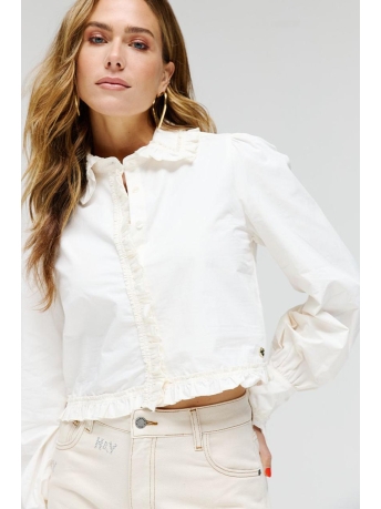 Harper & Yve Blouse ELLIE LS AW24P608 100 cream white