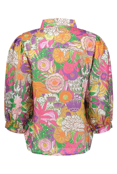 Geisha blouse multi flowers