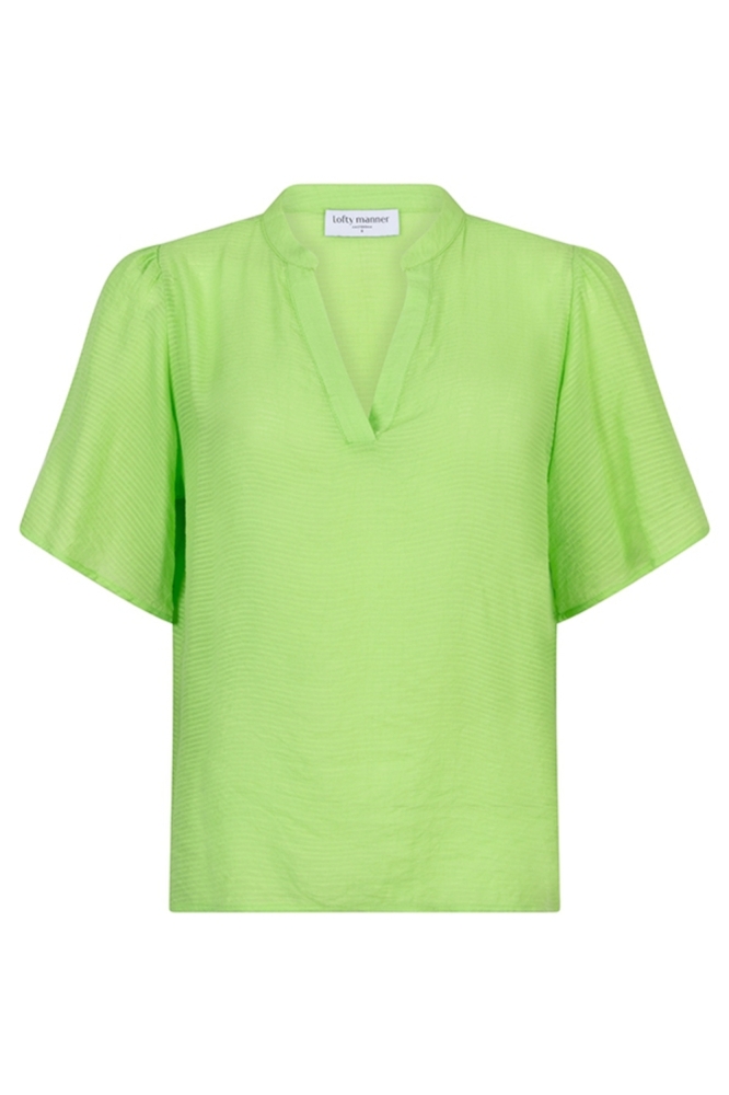 BLOUSE JANELLE PF05 1 507 Lime Green