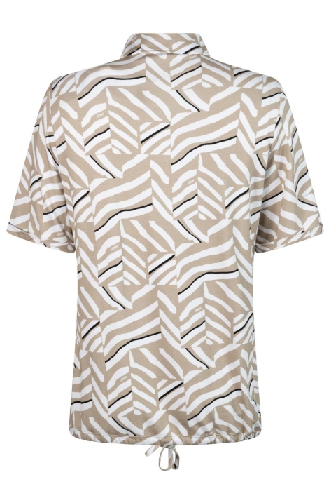 Zoso short sleeve print blouse