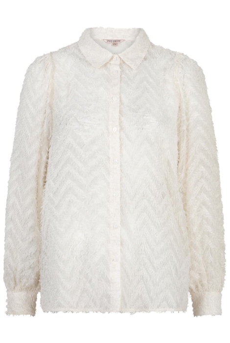 EsQualo blouse basic fluffy plumetis