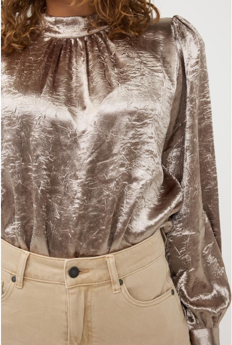 EsQualo blouse crushed satin