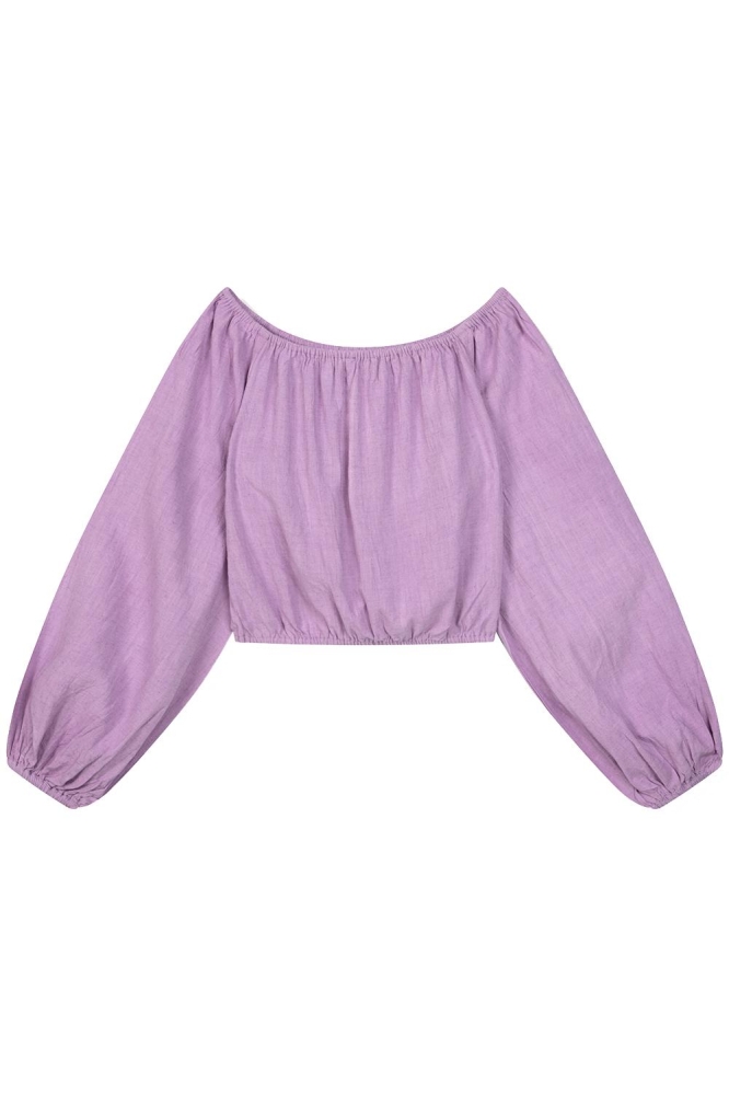 MILAS WOVEN OFFSHOULDER BLOUSE R2406940566 800 LILAC