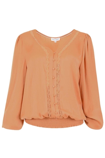 Maicazz Blouse KRISS BLOUSE FA24 20 311 CORAL GOLD