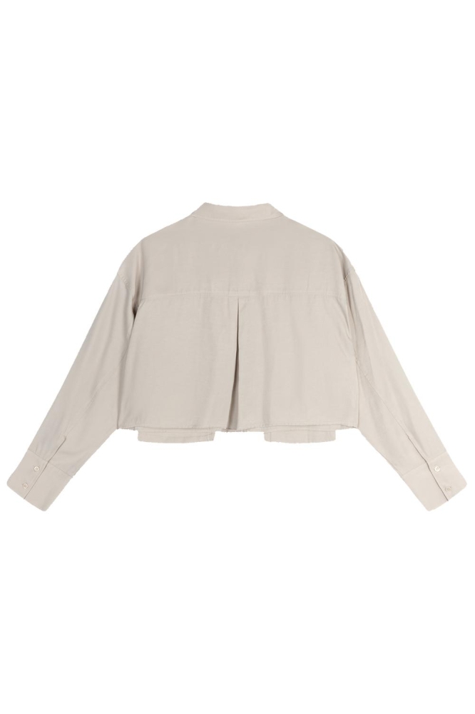 TINA LADIES WOVEN BLOUSE R2407930455 002 OFF WHITE