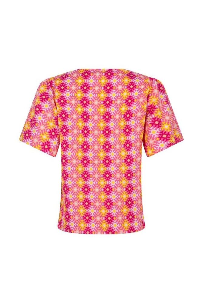 BLOUSE RAVEN PD15 RETRO SUNNY PRINT