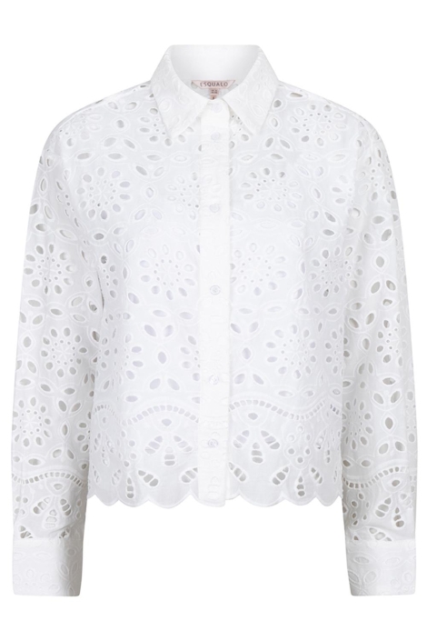 EsQualo blouse broidery anglaise