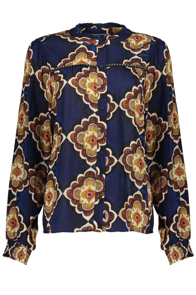 BLOUSE MET PRINT 43683 20 000625