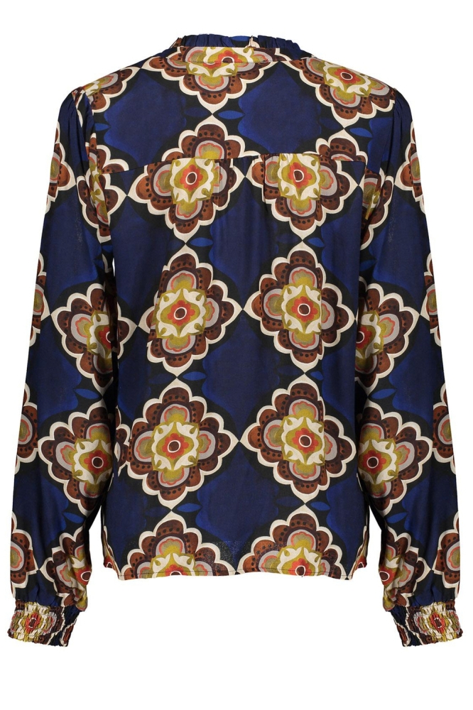 BLOUSE MET PRINT 43683 20 000625