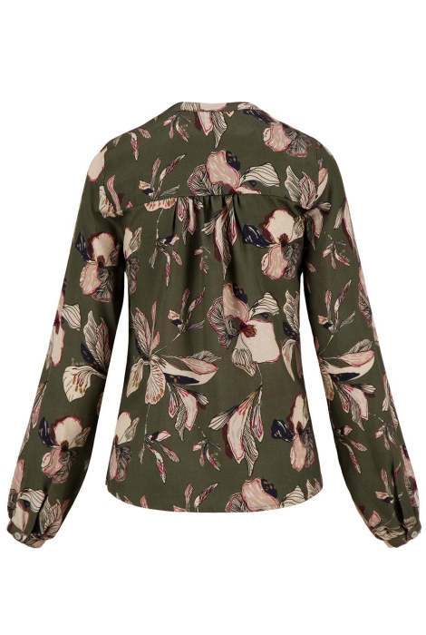 Zusss blouse met iris bloemen print