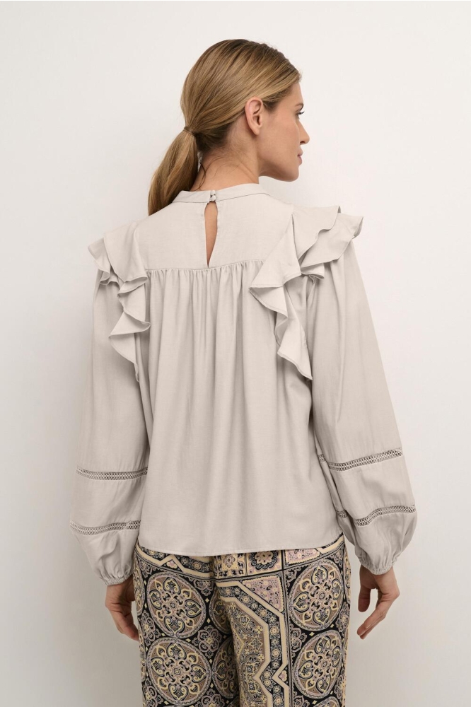 CUART OLLY BLOUSE 50110780 1710091 DUNE MELANGE