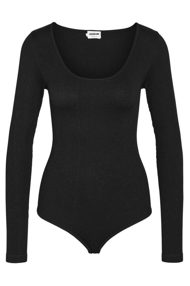 NMSOFINA L/S RIB BODYSUIT JRS NOOS 27030635 Black