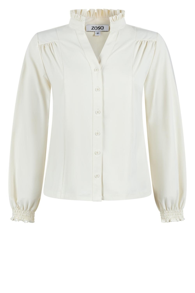 JOY TRAVEL BLOUSE 244 1200 IVORY