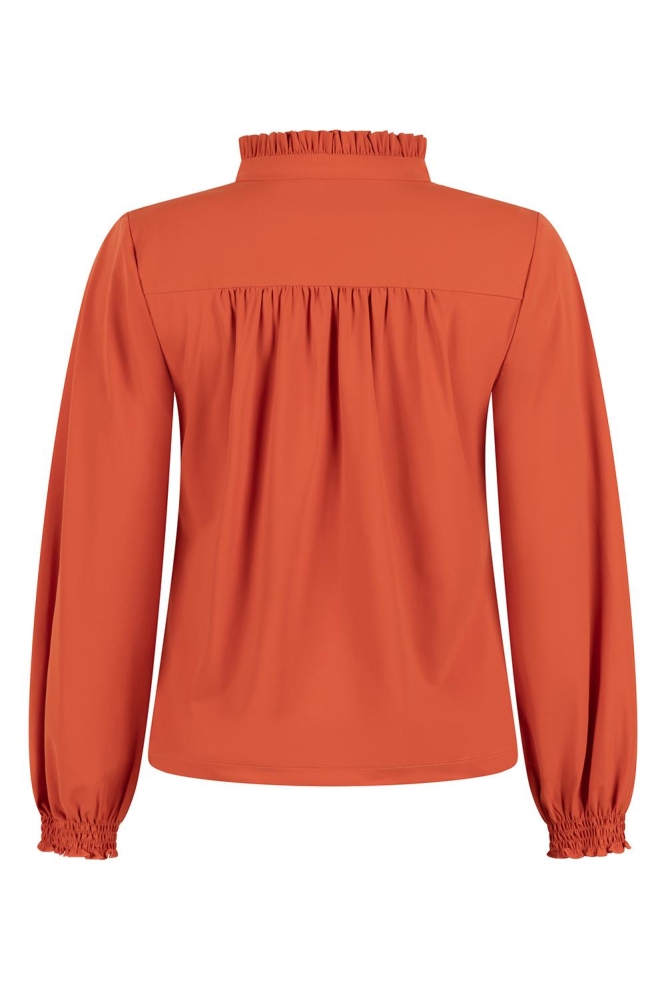 JOY TRAVEL BLOUSE 244 1120 RED CLAY