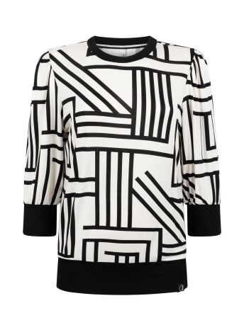 Zoso Blouse RENEE BLOUSES 244 1196 IVORY/BLACK