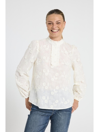 Freequent Blouse FQDARANA BLOUSE 204738 STAR OFF WHITE