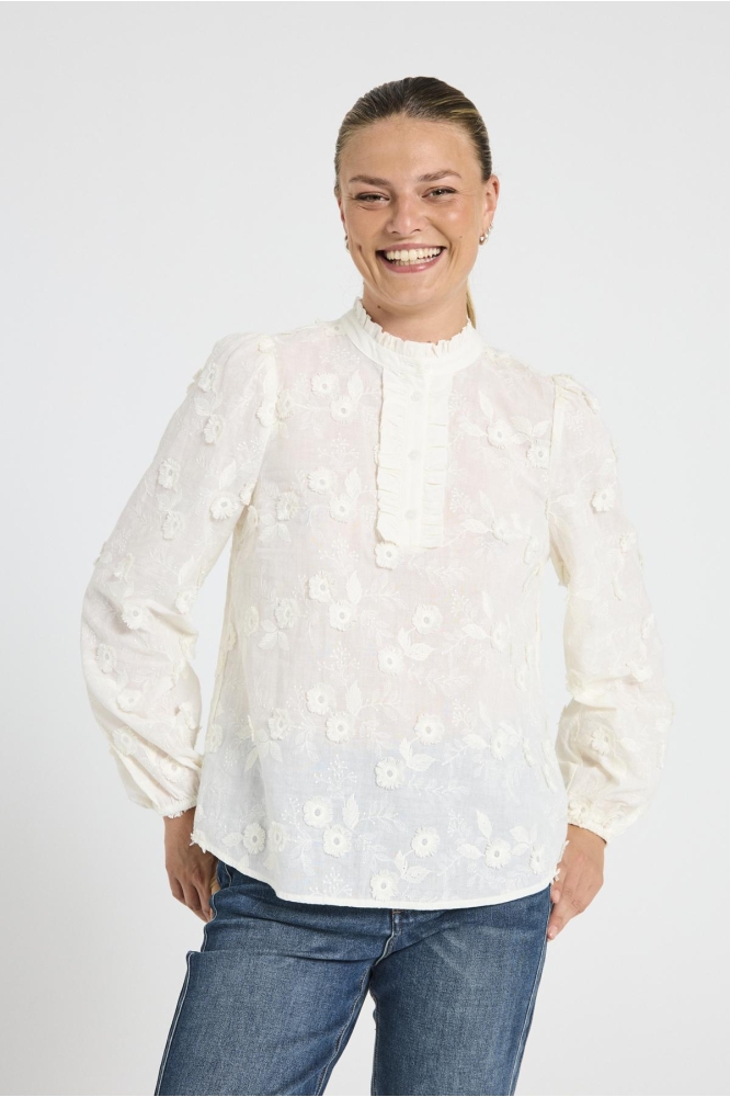 FQDARANA BLOUSE 204738 STAR OFF WHITE