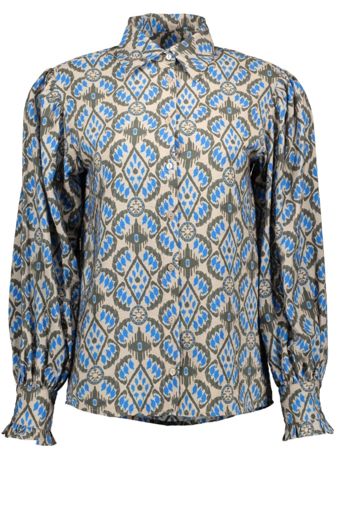 BIRDY BLOUSE LABYRINT BLUE