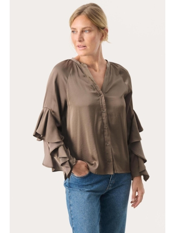 Part Two Blouse LEANEPW SH 30308920 181112 WALNUT