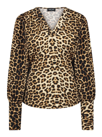 Lady Day Blouse PHANTOM BLOUSE L46 398 2702 LEOPARD PRINT