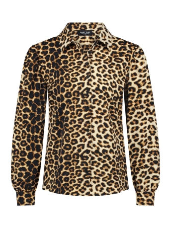 Lady Day Blouse PHILLY BLOUSE L46 398 2703 LEOPARD PRINT