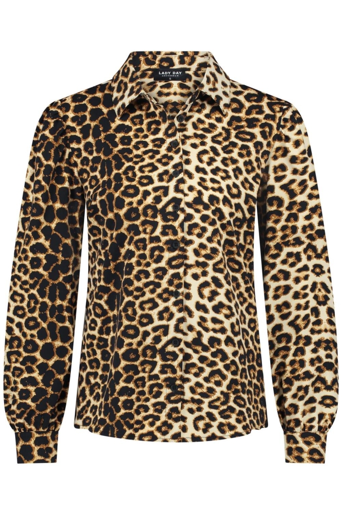 PHILLY BLOUSE L46 398 2703 LEOPARD PRINT