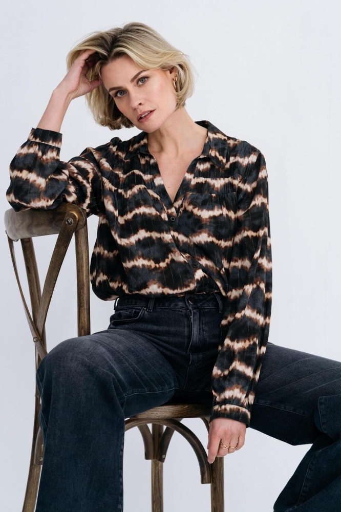 LUISE BLOUSE WI24 20 001 ANIMAL