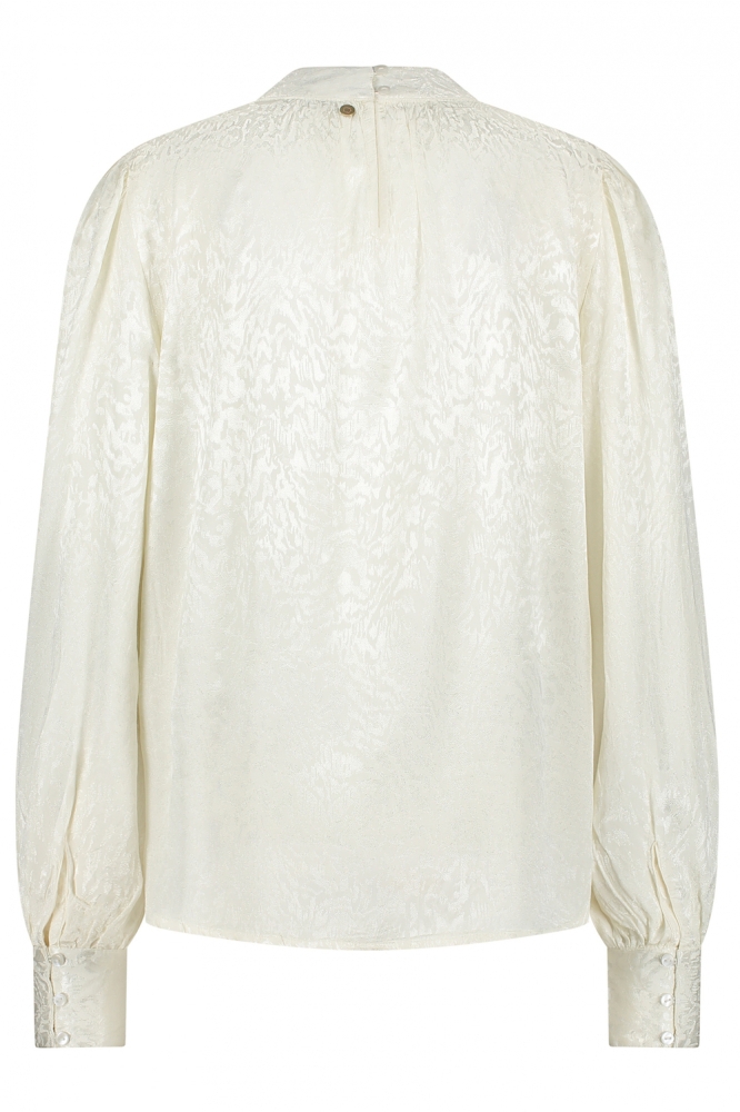 DIONA BLOUSE OW24 2 2304 Antique white wavy