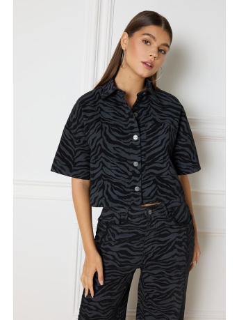 Refined Department Blouse ZEBRA BLOUSE ADELINE R2409975647 995 ANTRA