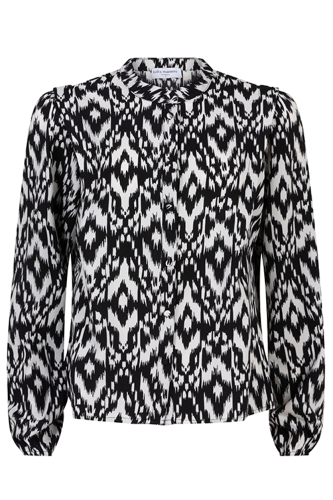 BLOUSE AMMIE PH03 625 black / white print