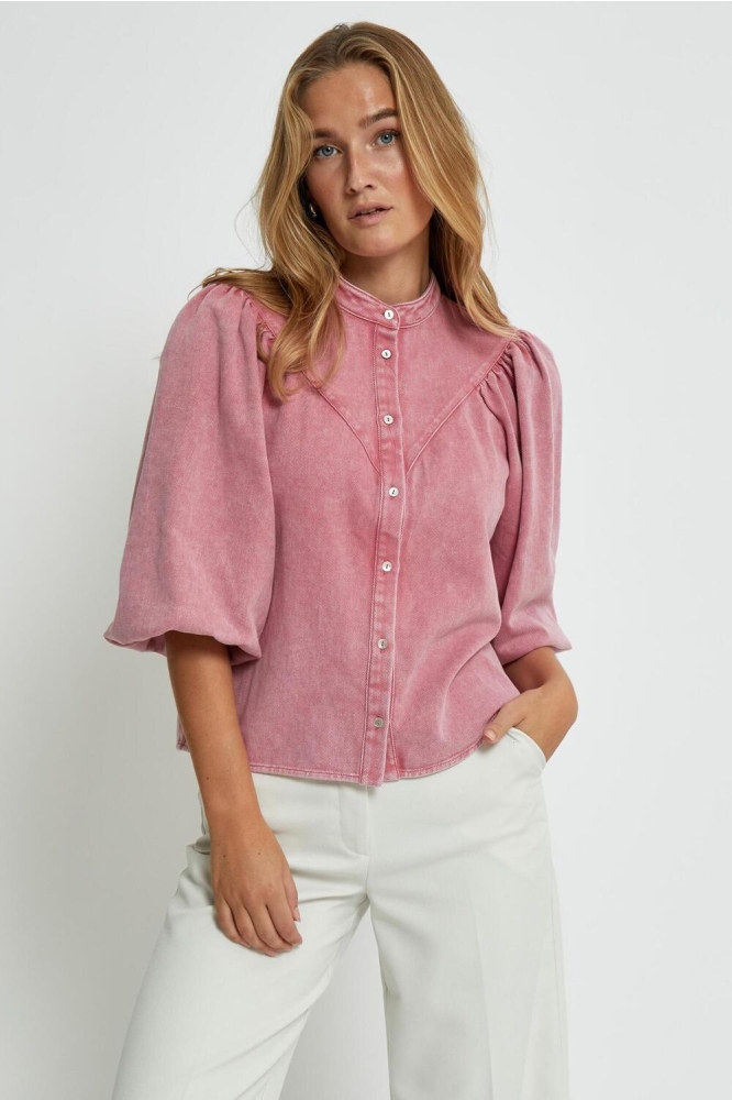 SOLENE DENIM SHIRT MI6486 4017 DESERT ROSE