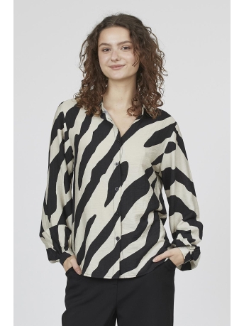 SisterS point Blouse GADA SH51 18369 BLACK/BEIGE