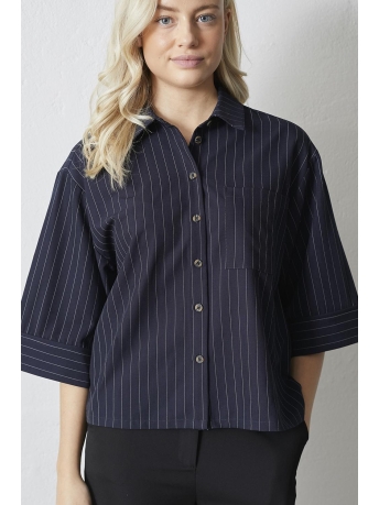 SisterS point Blouse VERINA SH SS 18478 NAVY/CREAM