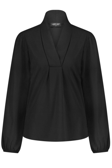 Lady Day Blouse NAOMI LS BLOUSE L24 375 2338 BLACK