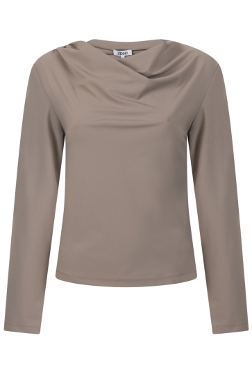 Zoso T-shirt TRAVEL BLOUSES FENNA 251 0009 TAUPE