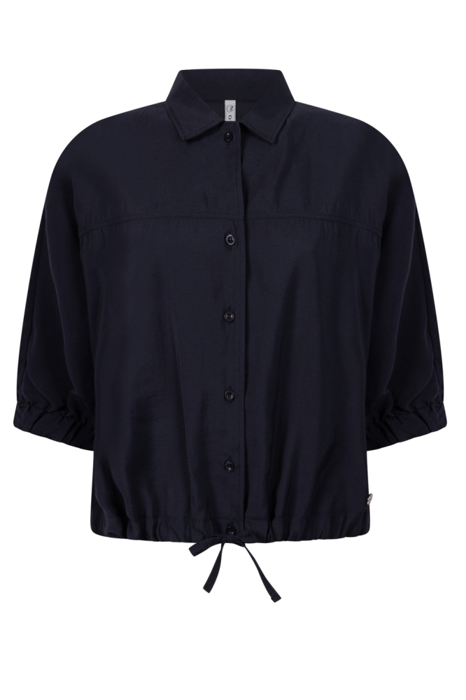 LISA VISCOSE BLOUSES 251 0008 NAVY