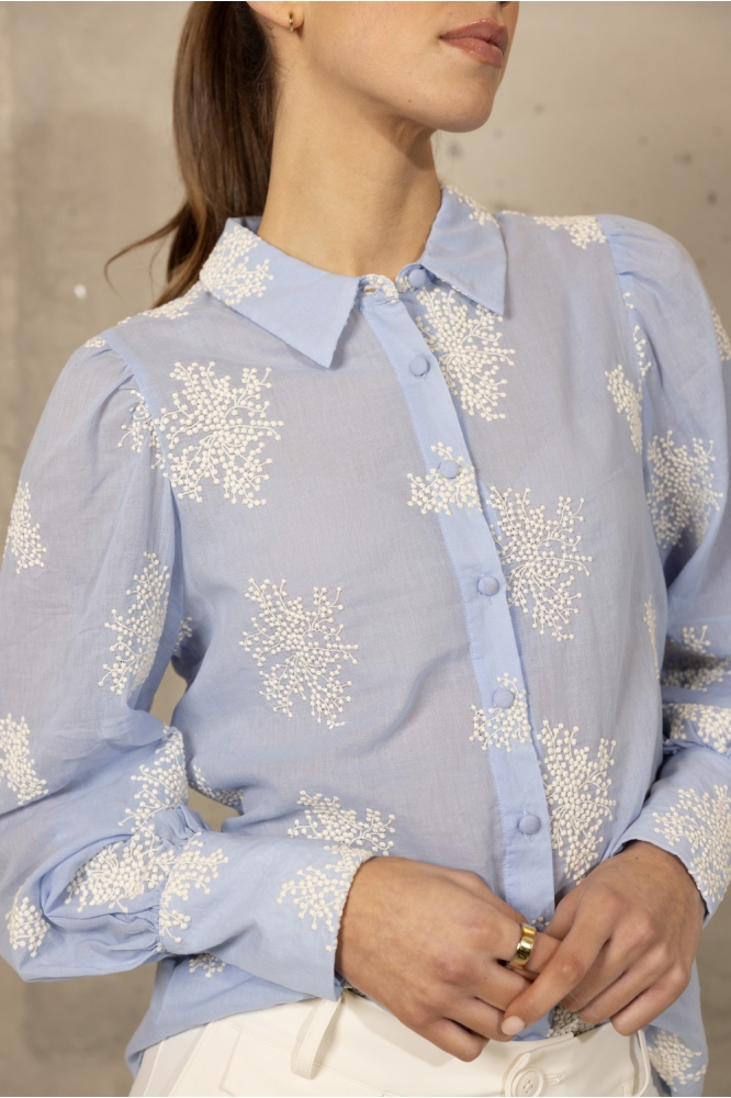 JASMIN BLOUSE AT73 09543 392 425 SKY BLUE