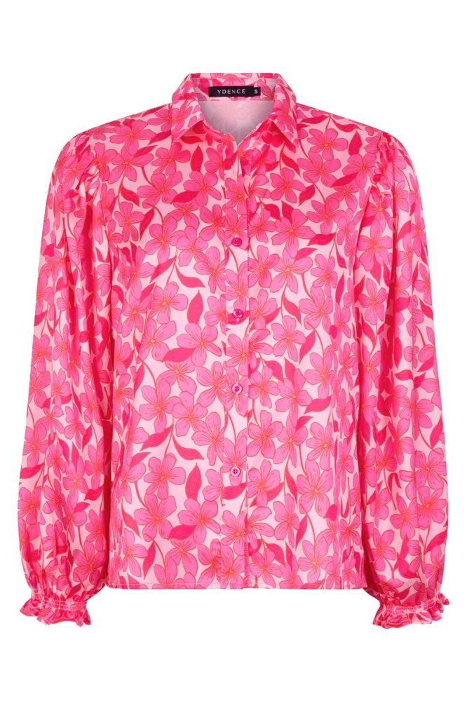 BLOUSE ALYSSA SS2551 1011 PINK FLOWER