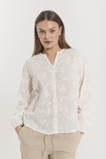 Freequent Blouse FQSELIA BLOUSE 205454 STAR OFF WHITE