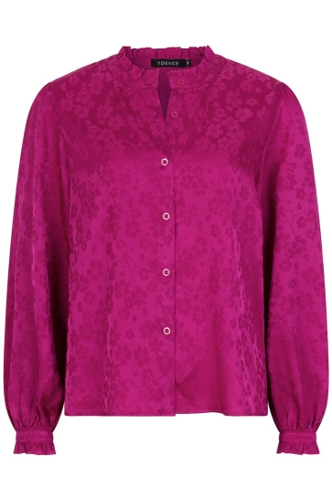 Ydence Blouse BLOUSE ODILIA SS2530 FUCHSIA PURPLE