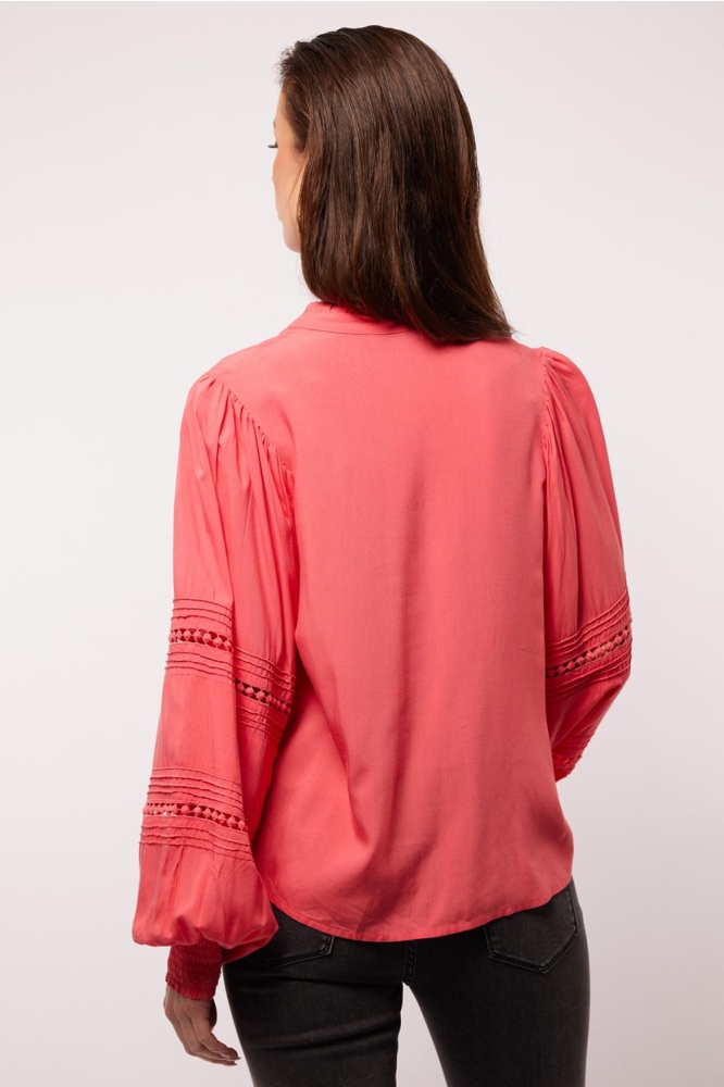 FREESIA BLOUSE 25ZZF13 227 SUNKISSED CORAL