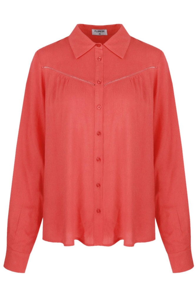 ADALYN BLOUSE 25ZQF07 227 SUNKISSED CORAL